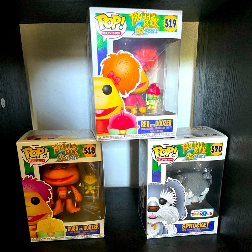 Funko Pop Fraggle Rock bundle of 3